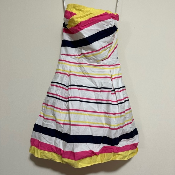 Lilly Pulitzer striped strapless dress size 2 - Picture 1 of 4